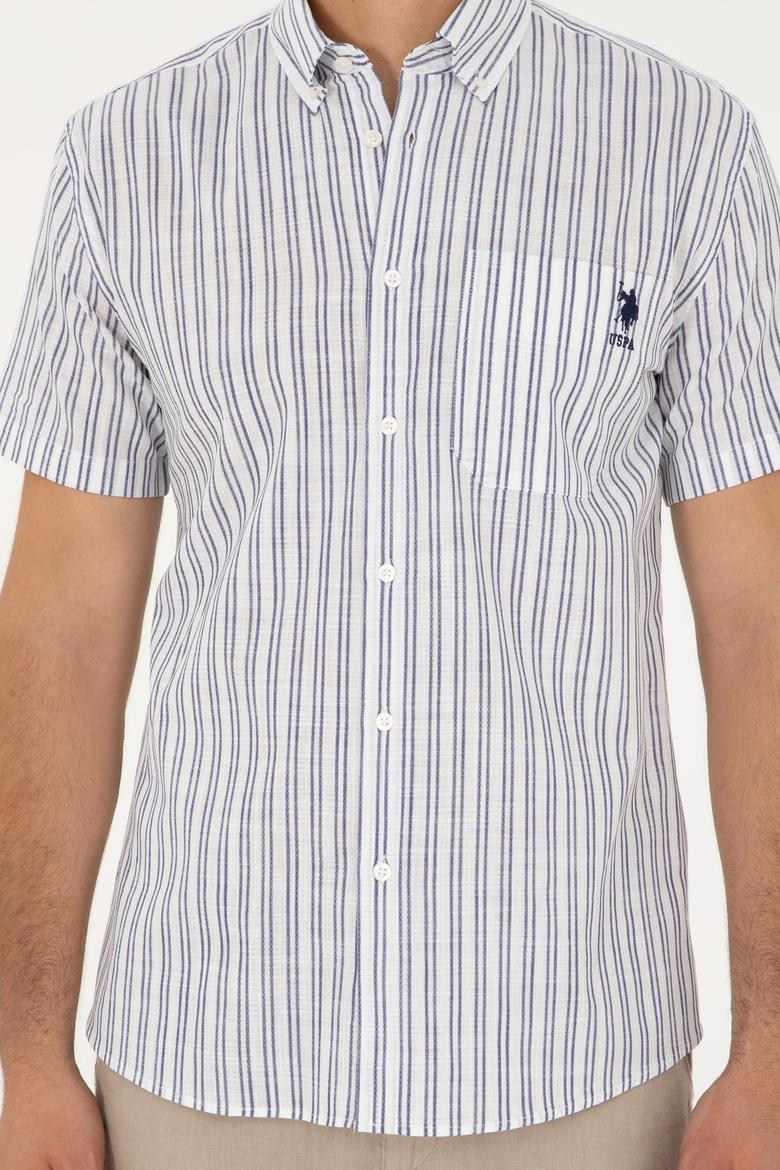 Erkek Lacivert Kısa Kollu Gömlek - 50282872006