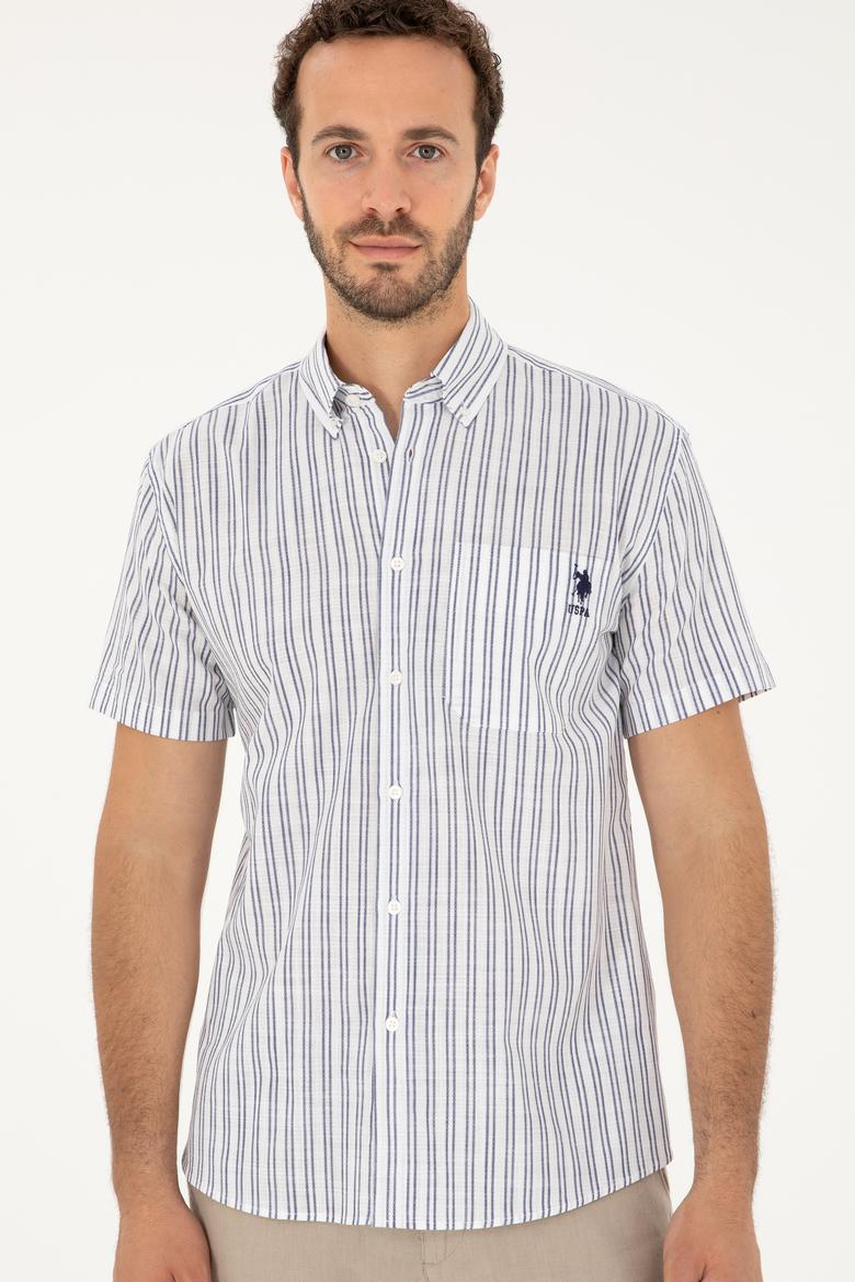 Erkek Lacivert Kısa Kollu Gömlek - 50282872006