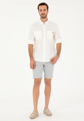 Erkek Ekru Uzun Kollu Gömlek - 50283690005