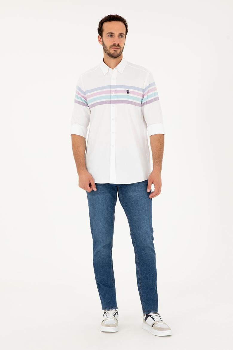 Erkek Mint Uzun Kollu Gömlek - 50288910007