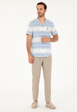 Erkek Saks Kısa Kollu Gömlek - 50283784009