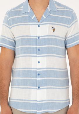 Erkek Saks Kısa Kollu Gömlek - 50283784009