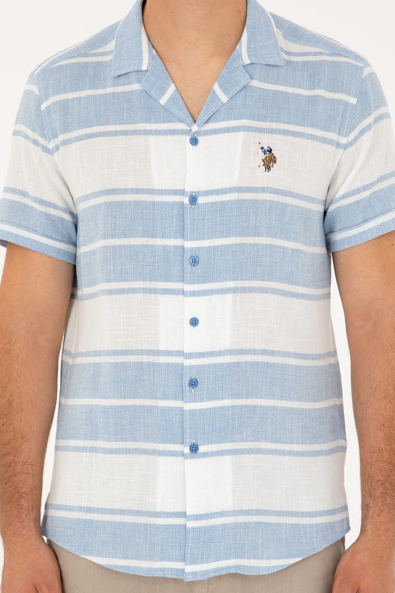 Erkek Saks Kısa Kollu Gömlek - 50283784009