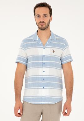 Erkek Saks Kısa Kollu Gömlek - 50283784009