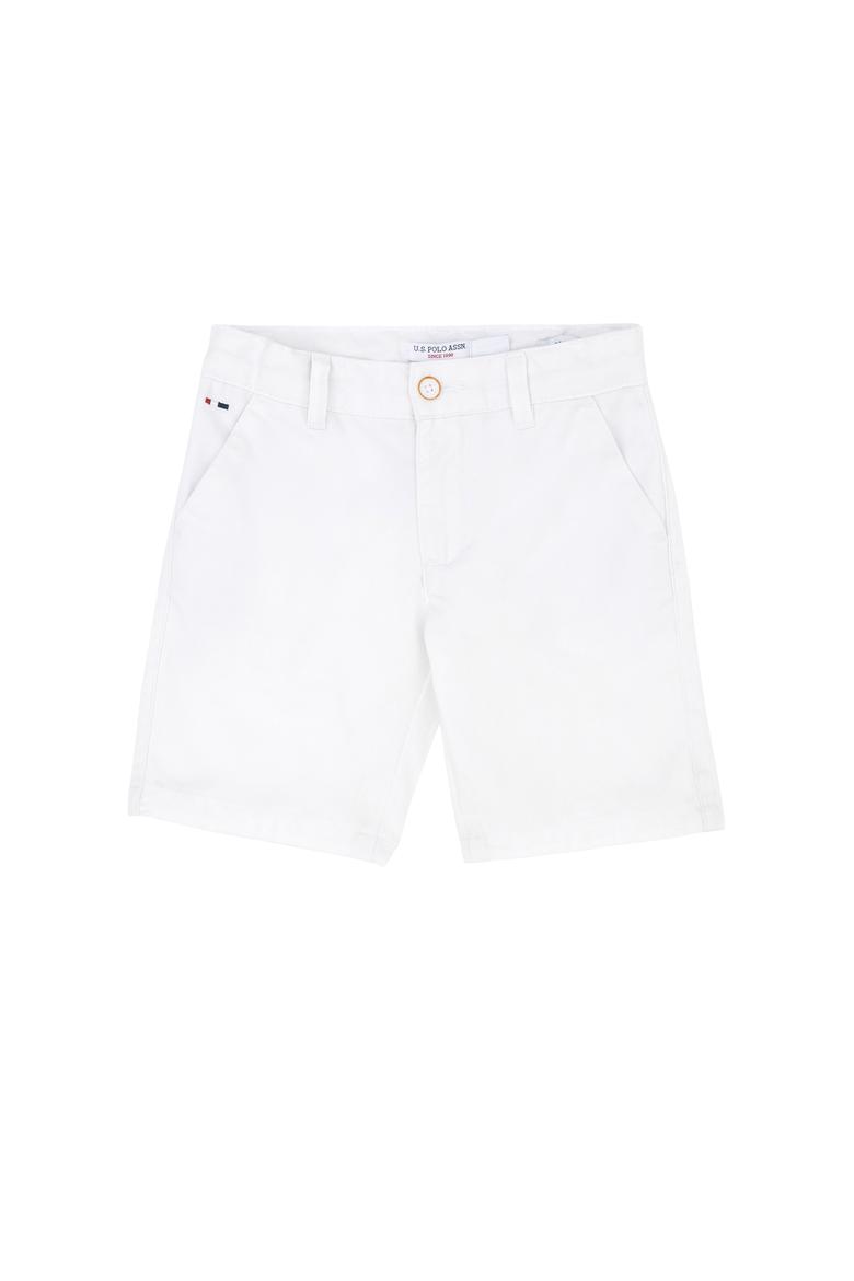 Erkek Çocuk Beyaz Dokuma Şort - 50289495012