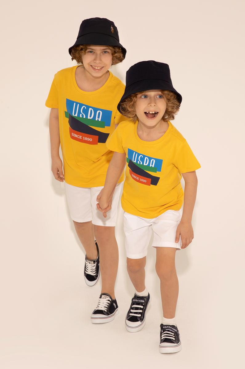 Erkek Çocuk Beyaz Dokuma Şort