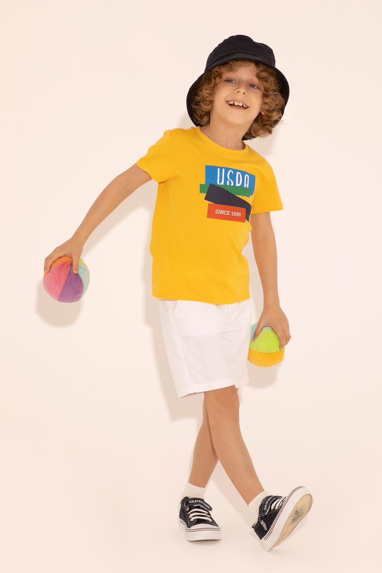 Erkek Çocuk Beyaz Dokuma Şort - 50289495012