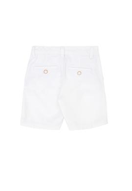 Erkek Çocuk Beyaz Dokuma Şort - 50289495012