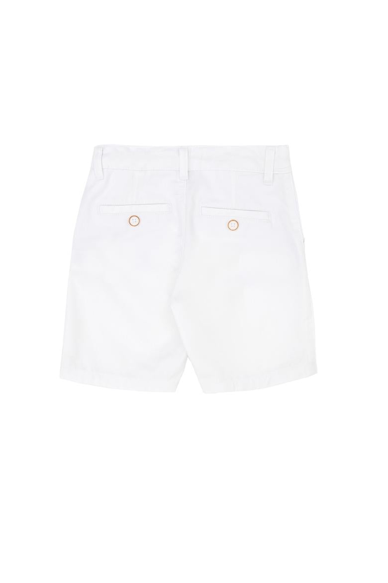 Erkek Çocuk Beyaz Dokuma Şort - 50289495012