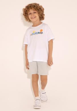 Erkek Çocuk Açık Mavi Dokuma Şort - 50289495037