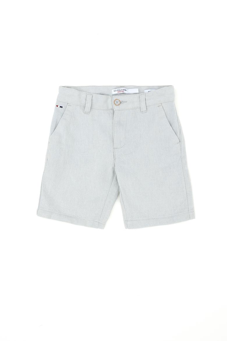 Erkek Çocuk Açık Mavi Dokuma Şort - 50289495037