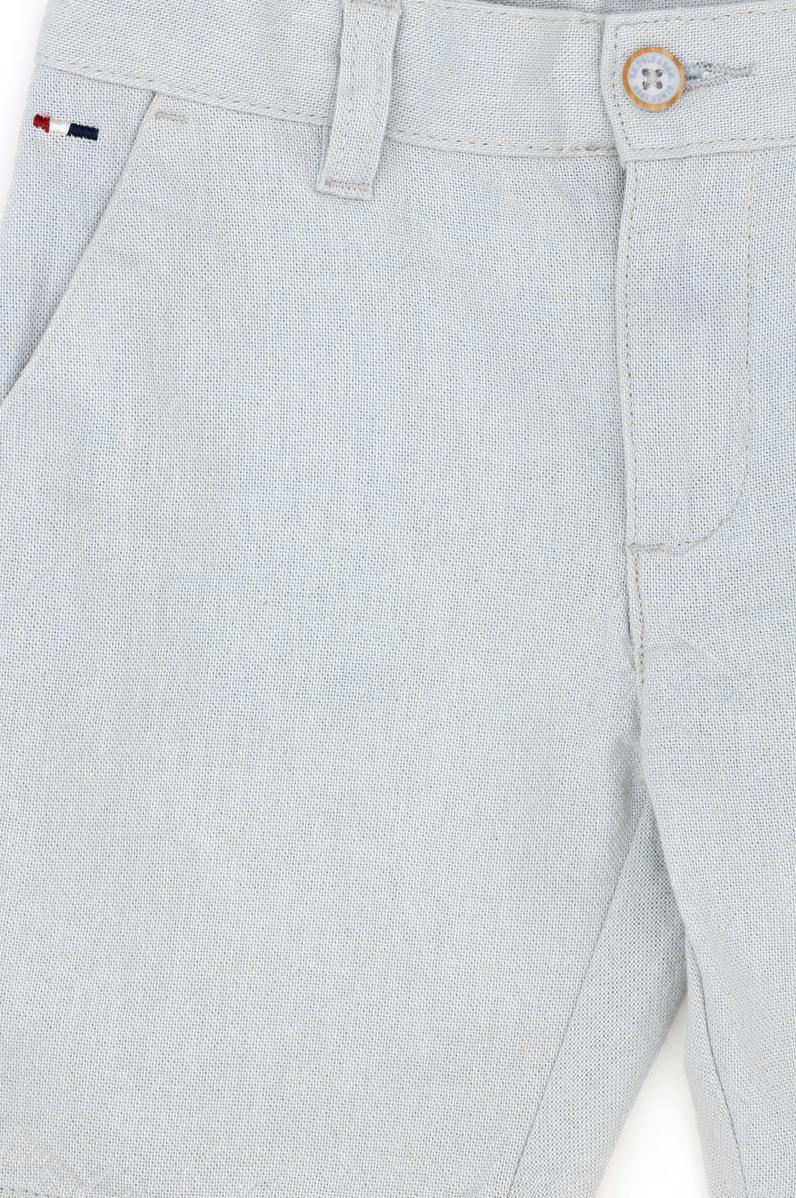 Erkek Çocuk Açık Mavi Dokuma Şort