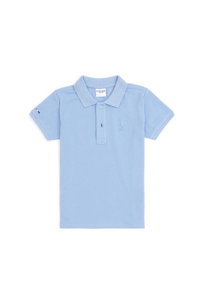 Erkek Çocuk Açık Mavi Basic Tişört