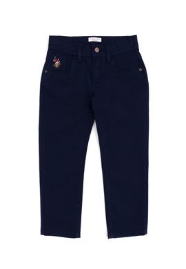 Erkek Çocuk Lacivert Kanvas Pantolon - 50283955018