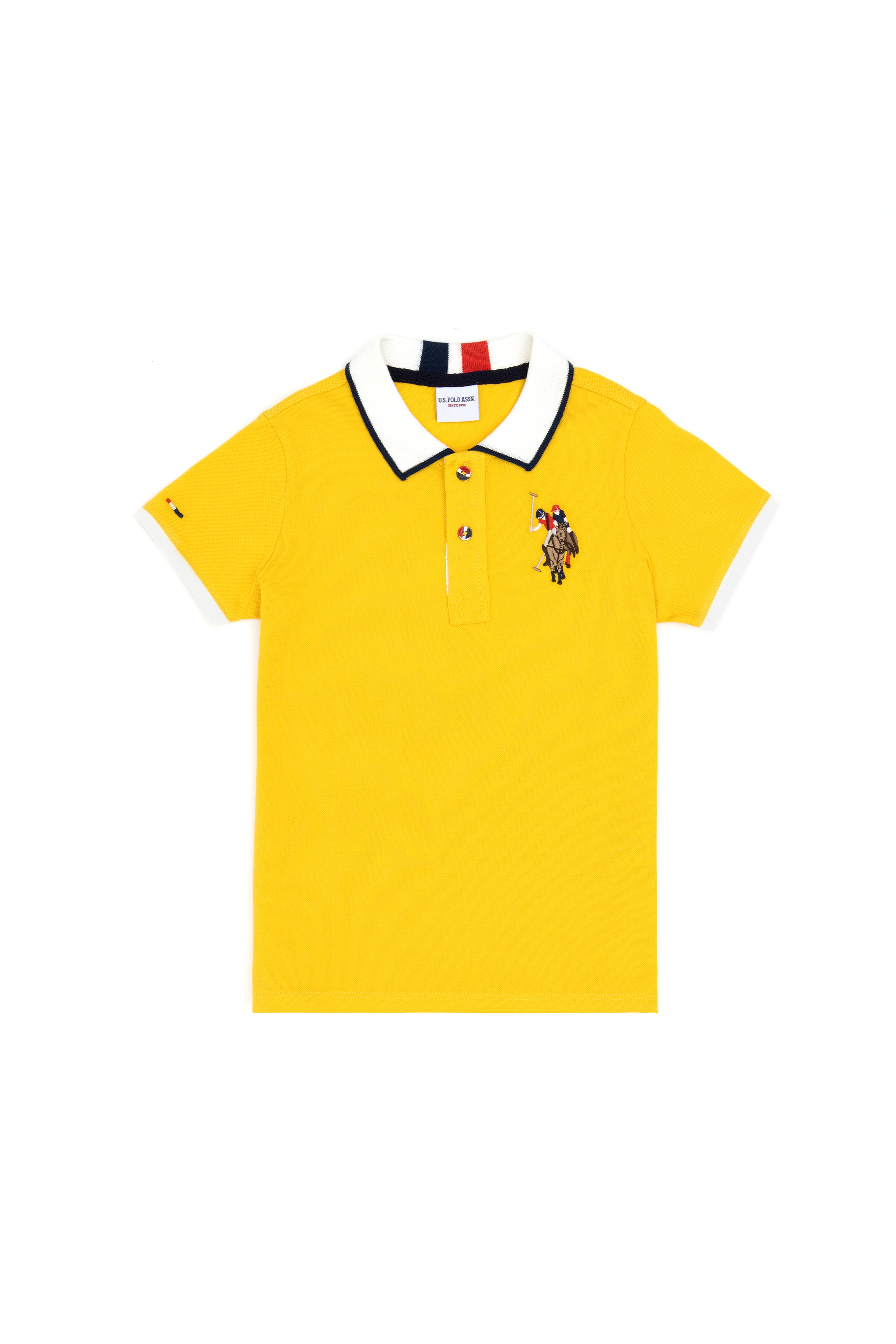 Erkek Çocuk Safran Basic Polo Yaka Tişört