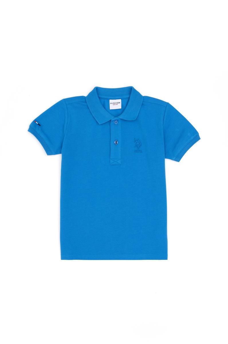 Erkek Çocuk Saks Basic Polo Yaka Tişört