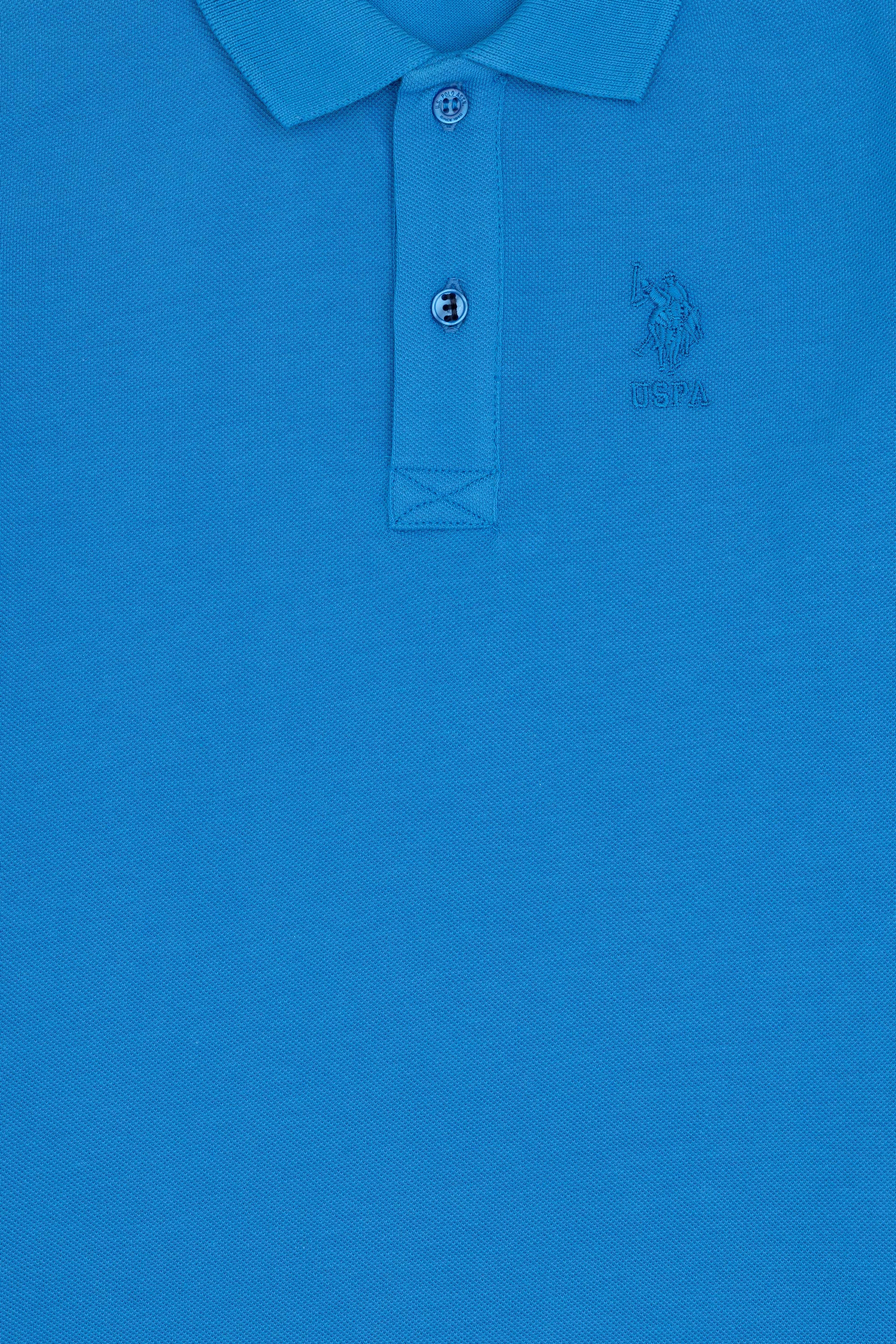 Erkek Çocuk Saks Basic Polo Yaka Tişört - Image 3