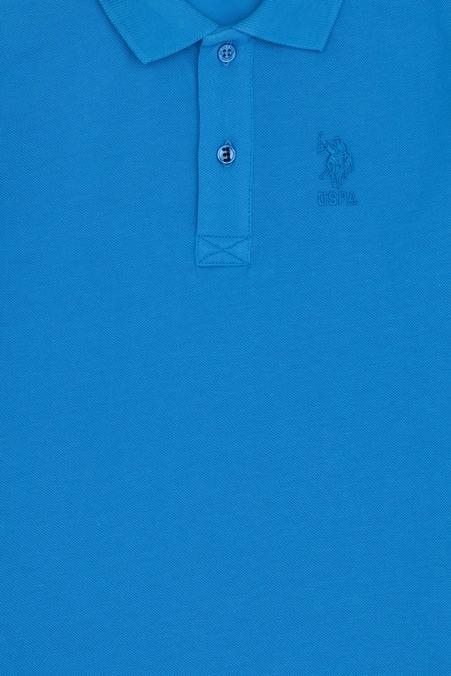 Erkek Çocuk Saks Basic Polo Yaka Tişört