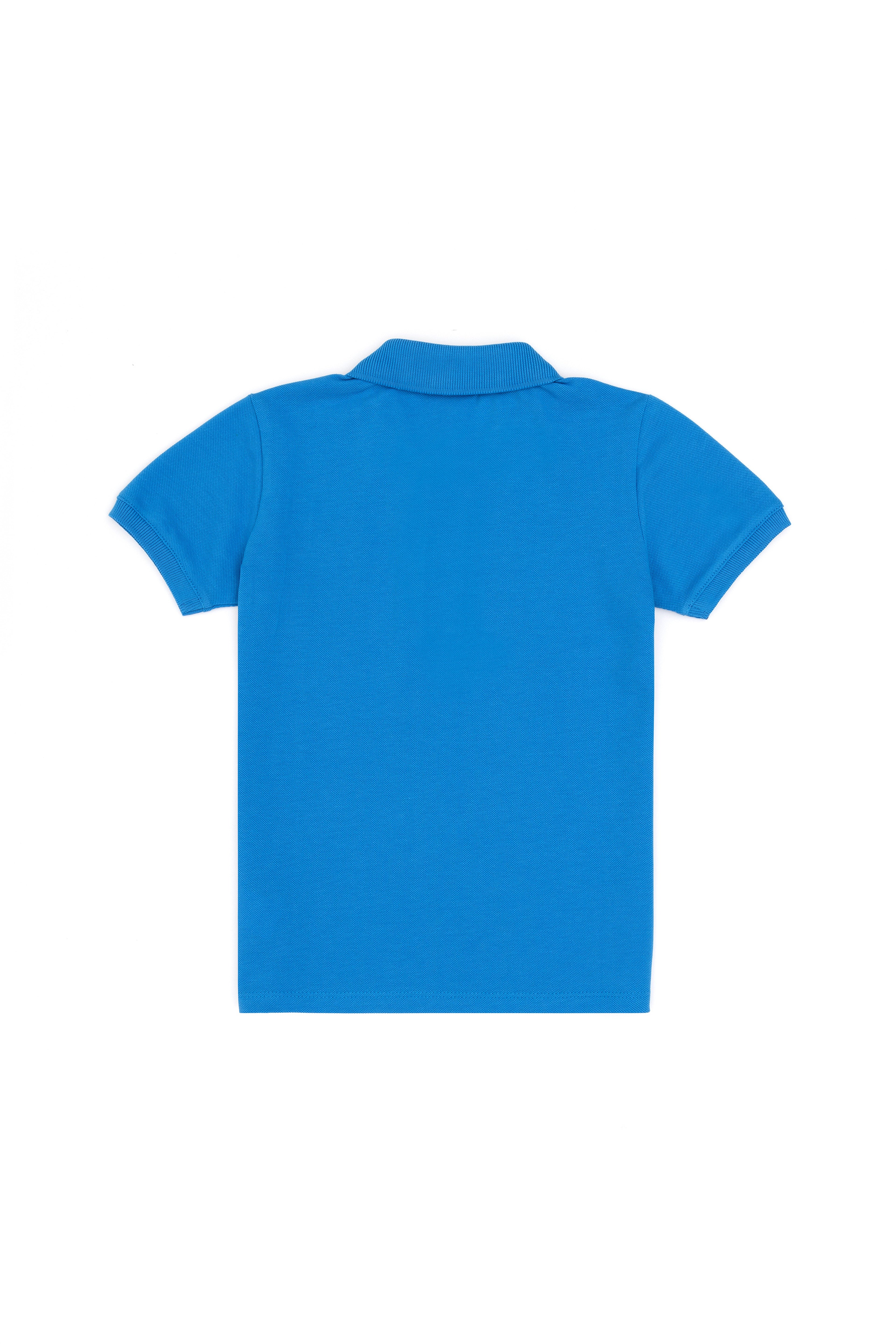 Erkek Çocuk Saks Basic Polo Yaka Tişört - Image 2