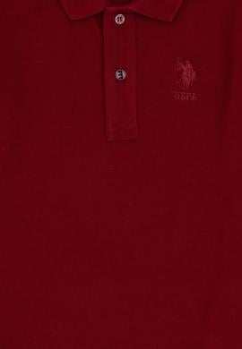 Erkek Çocuk Bordo Basic Polo Yaka Tişört - 50279572254