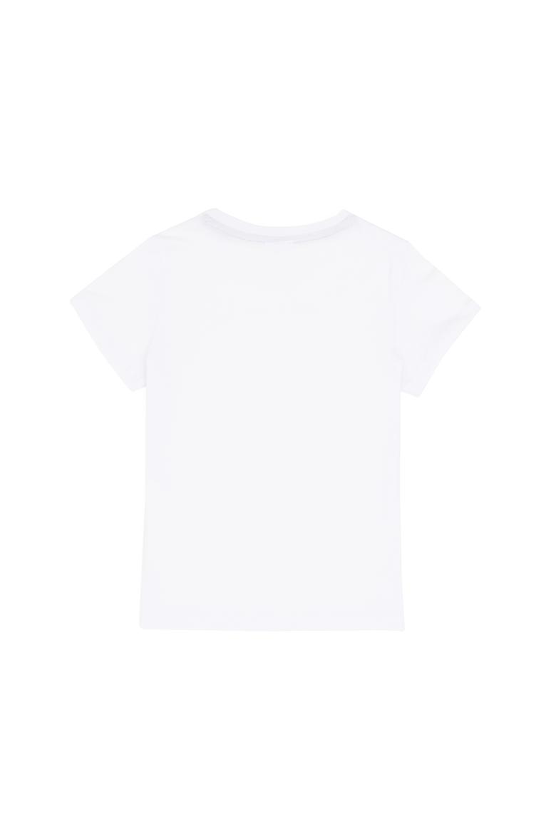 Erkek Çocuk Beyaz Bisiklet Yaka Tişört - 50281075027