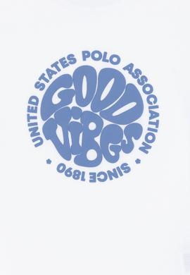 Erkek Çocuk Beyaz Bisiklet Yaka Tişört - 50281075027