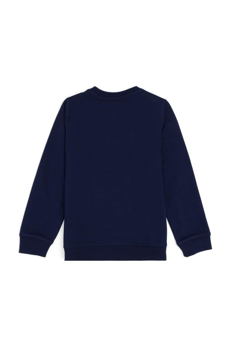 Erkek Çocuk Lacivert Bisiklet Yaka Sweatshirt - 50282002002