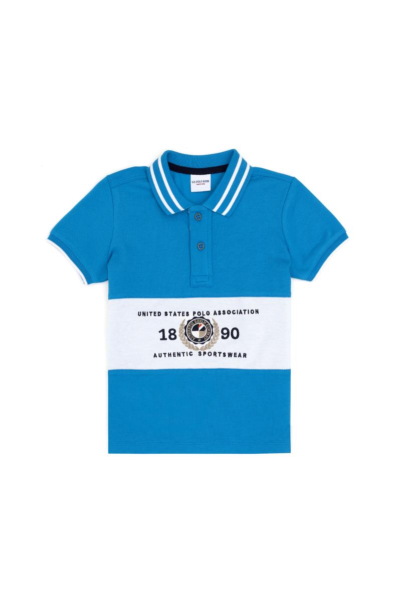 Erkek Çocuk Saks Polo Yaka Tişört