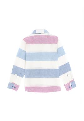 Erkek Çocuk Saks Uzun Kollu Gömlek - 50283858013