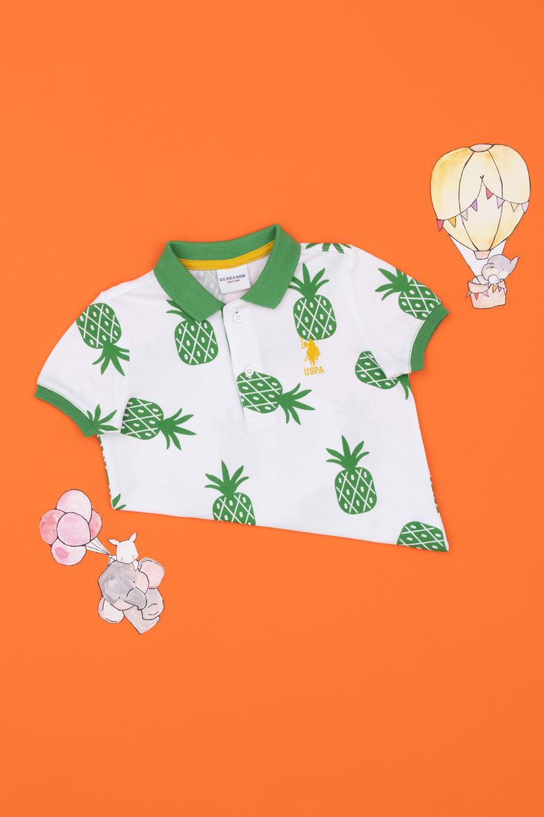 Erkek Çocuk Yeşil Polo Yaka Tişört - 50288129026