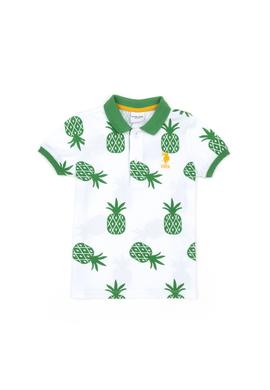 Erkek Çocuk Yeşil Polo Yaka Tişört - 50288129026