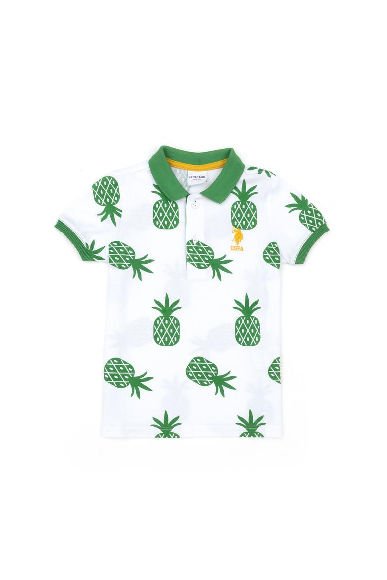 Erkek Çocuk Yeşil Polo Yaka Tişört - 50288129026