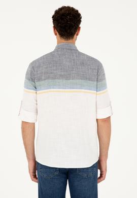 Erkek Lacivert Uzun Kollu Gömlek - 50289218014