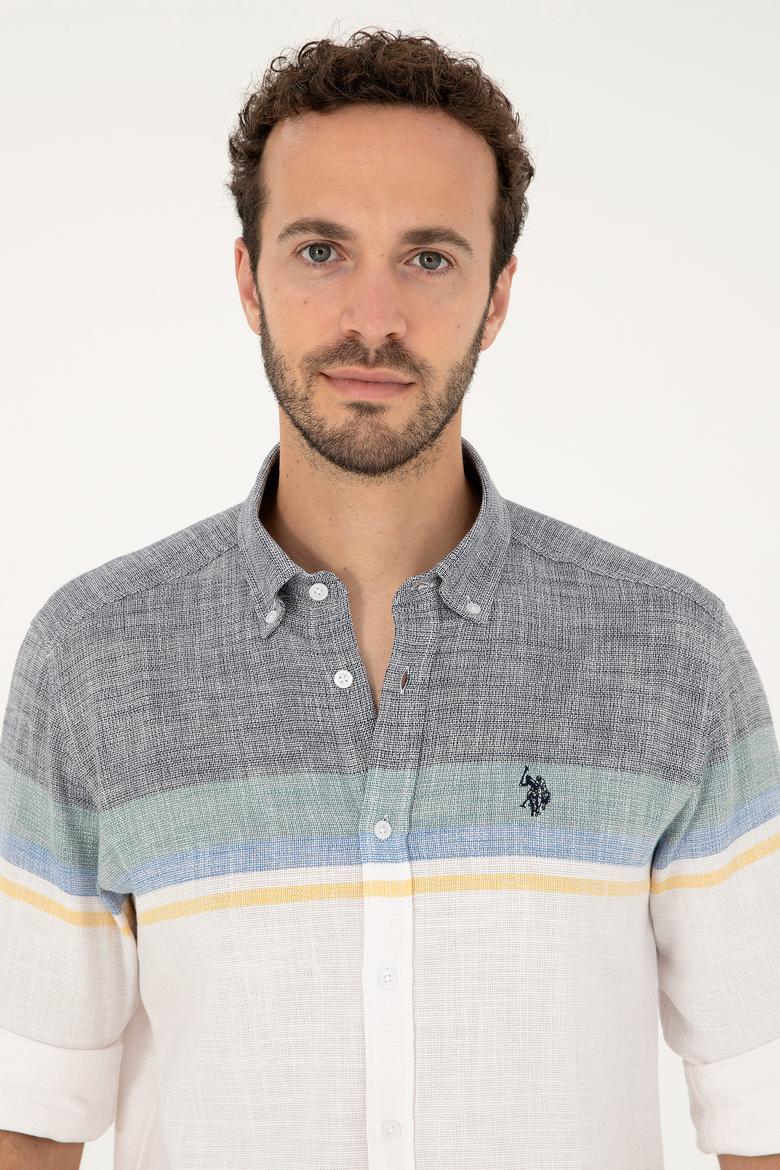 Erkek Lacivert Uzun Kollu Gömlek - 50289218014