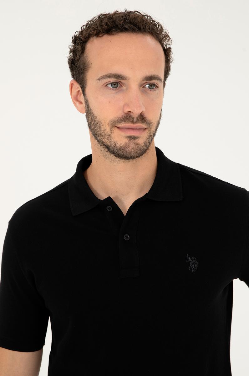 Erkek Siyah Basic Tişört