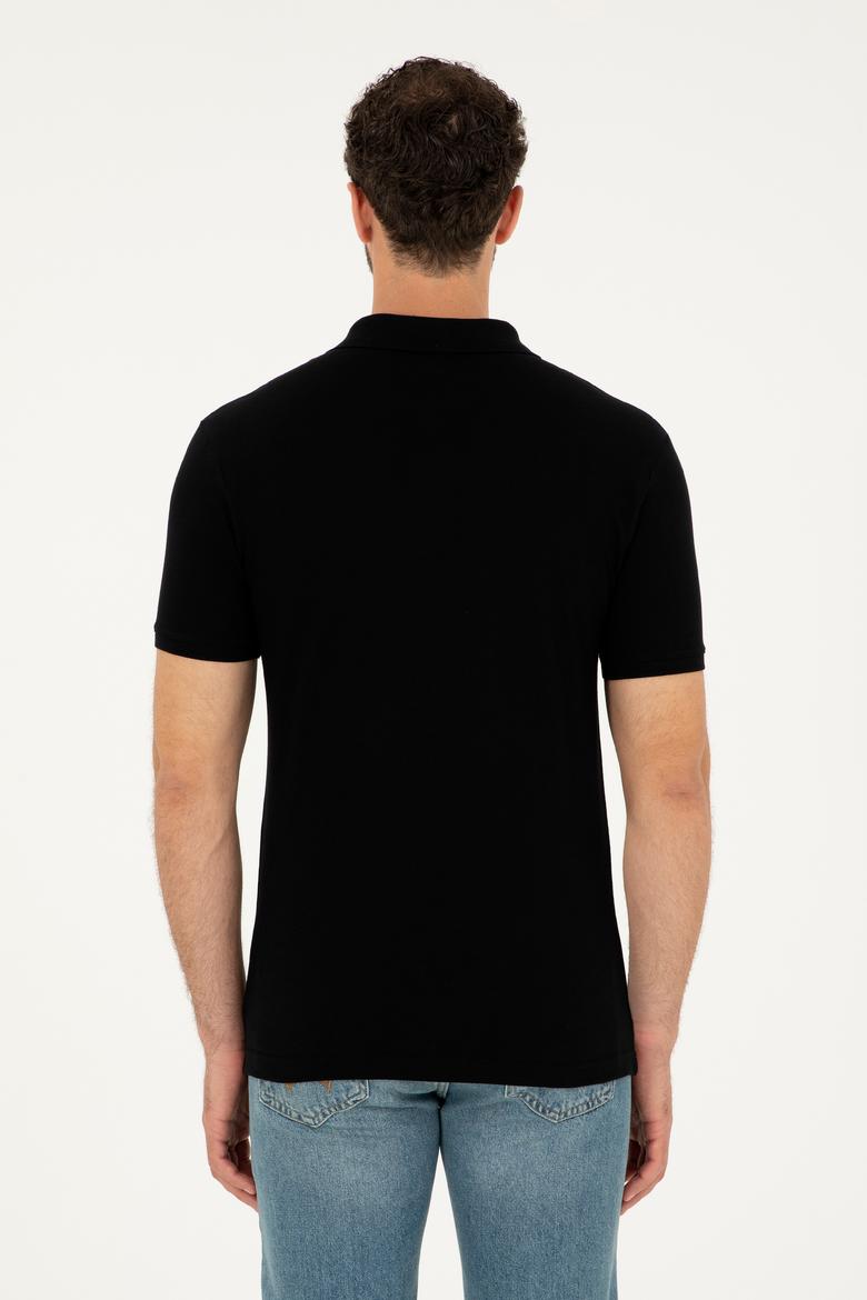 Erkek Siyah Basic Tişört - 50294223046