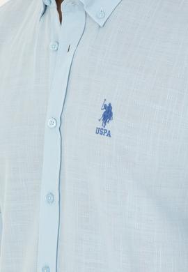 Erkek Açık Mavi Uzun Kollu Gömlek - 50282868008