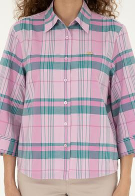 Kadın Pembe Uzun Kollu Gömlek - 50289145003