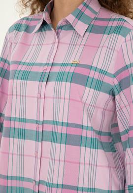 Kadın Pembe Uzun Kollu Gömlek - 50289145003