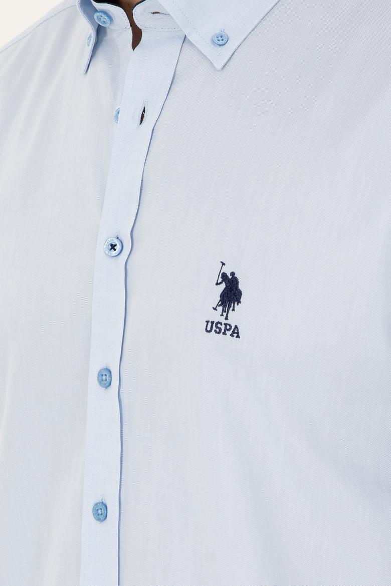 Erkek Mavi Uzun Kollu Gömlek - 50264309005