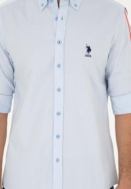 Erkek Mavi Uzun Kollu Gömlek - 50264309005