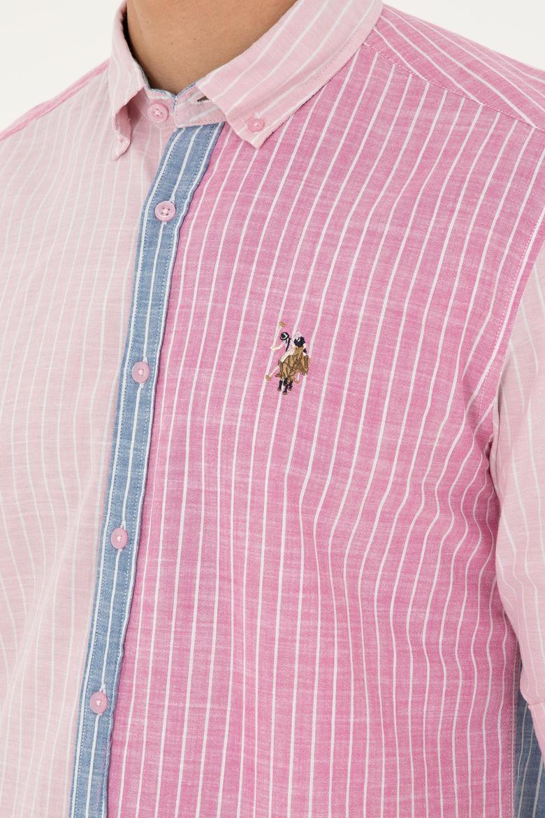 Erkek Pembe Uzun Kollu Gömlek - 50283814010