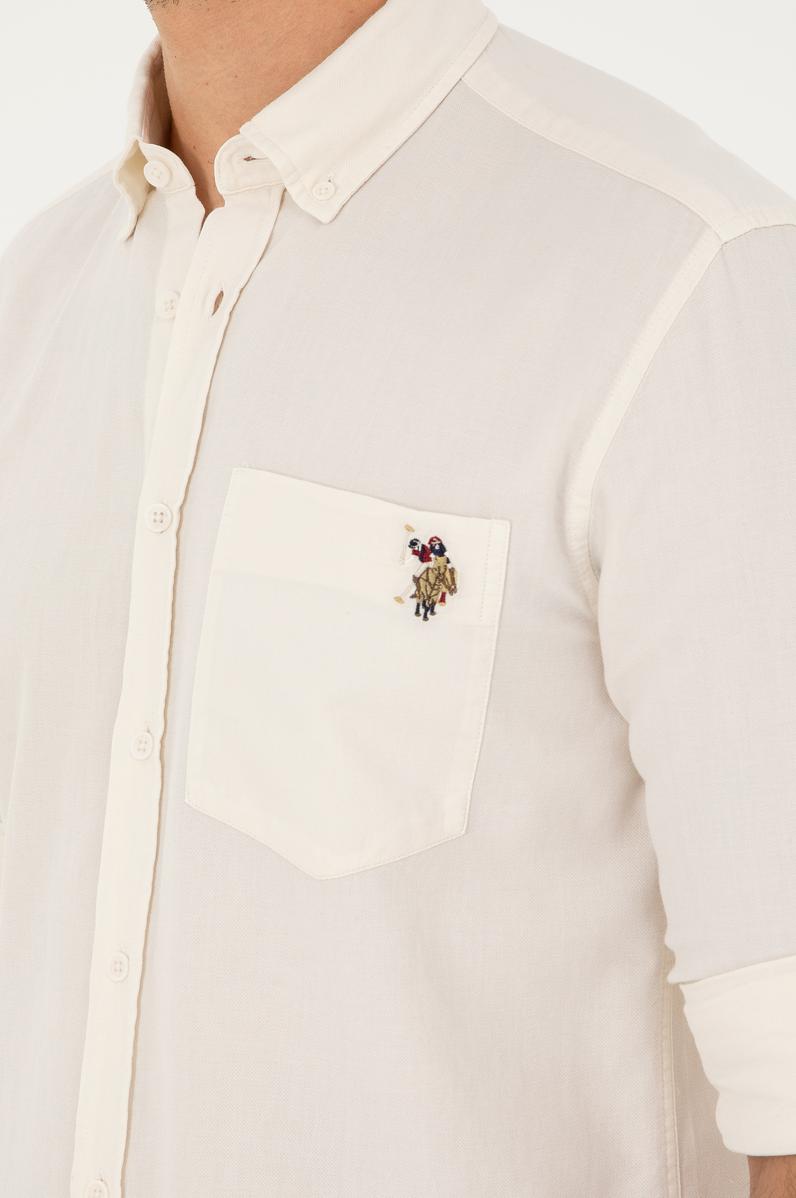 Erkek Taş Uzun Kollu Gömlek