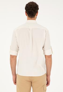 Erkek Taş Uzun Kollu Gömlek - 50284570009