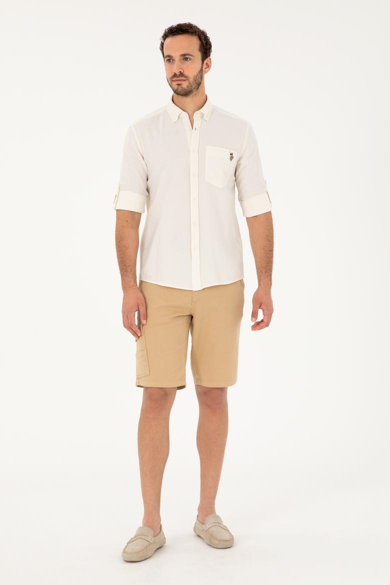 Erkek Taş Uzun Kollu Gömlek - 50284570009