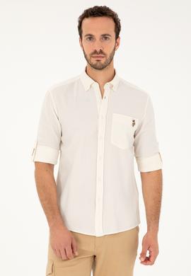 Erkek Taş Uzun Kollu Gömlek - 50284570009