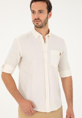 Erkek Taş Uzun Kollu Gömlek - 50284570009