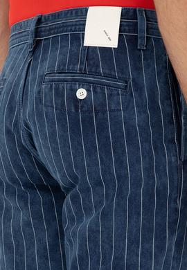 Erkek Mavi Jean Şort - 50289295002