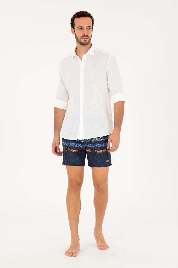 Erkek Lacivert Deniz Şortu