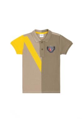 Erkek Çocuk Açık Haki Polo Yaka Tişört - 50281558020